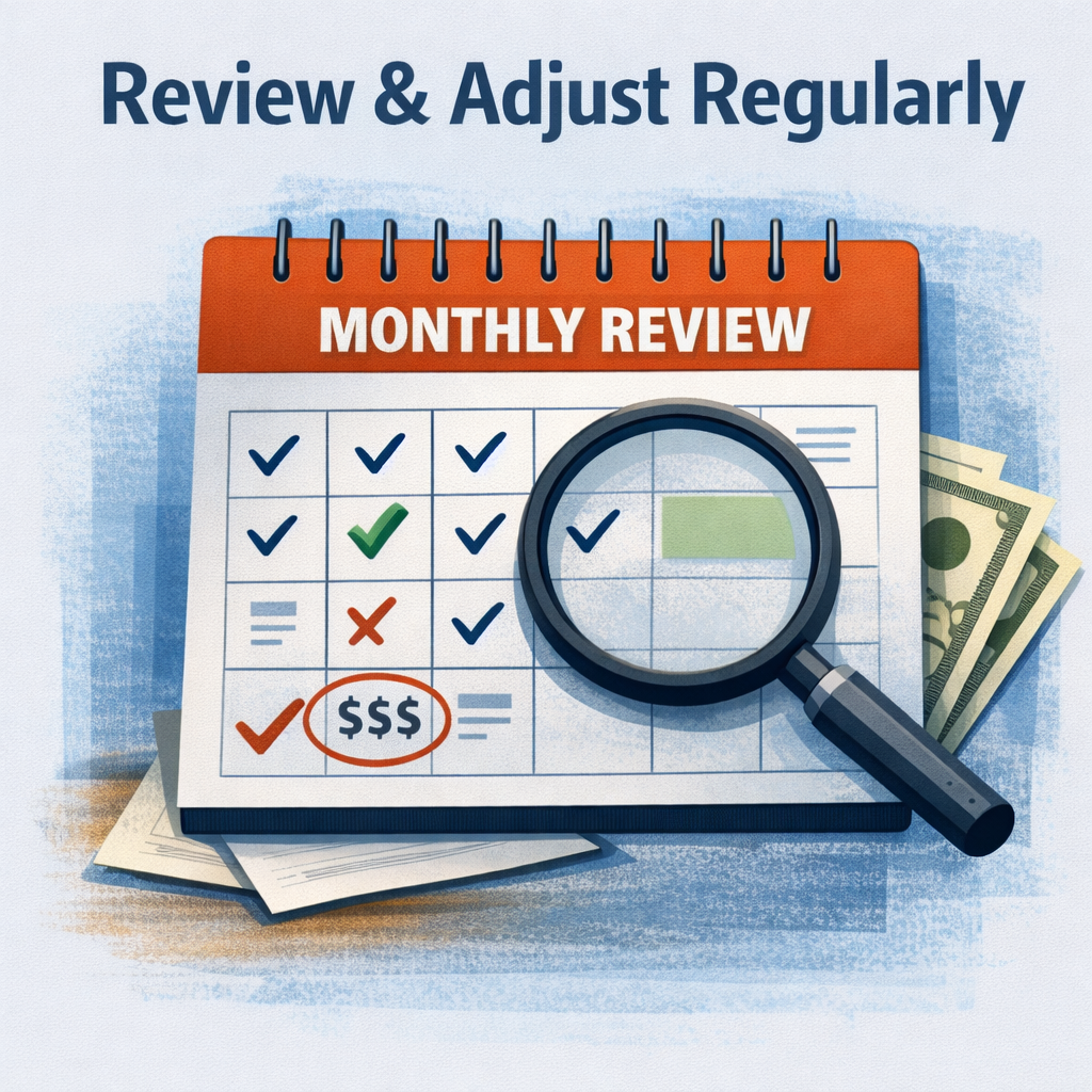 Review and adjust